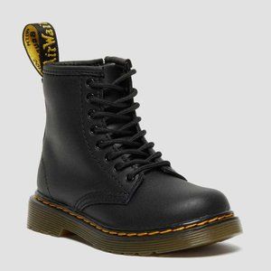 DR MARTENS TODDLER 1460 SOFTY T LEATHER LACE UP BOOTS